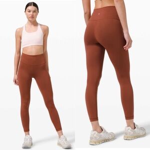 Lululemon Wunder‎ Train High-Rise Tight 25"
Dark Terracotta Size 2